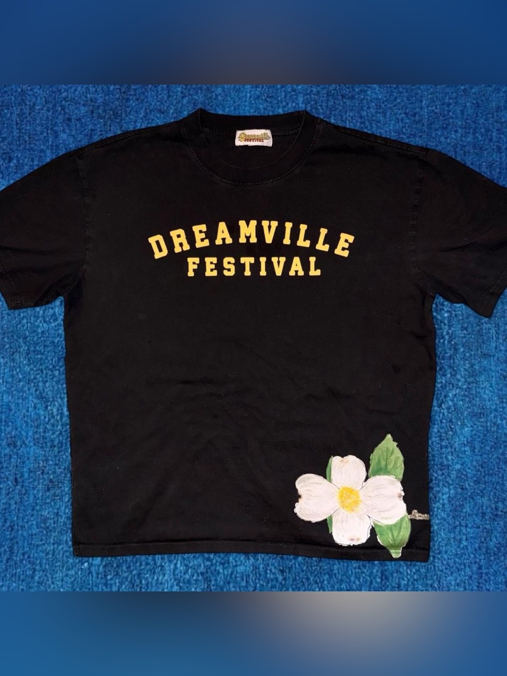 Dreamville Festival Floral Graphic Tee In Black